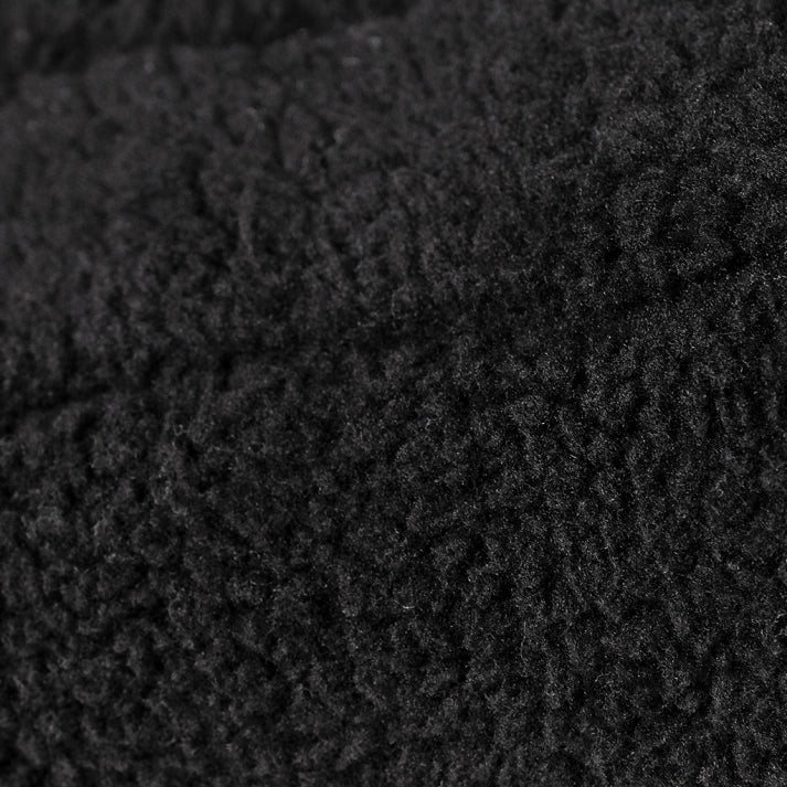Black Fleece Oval Bed | Luxe