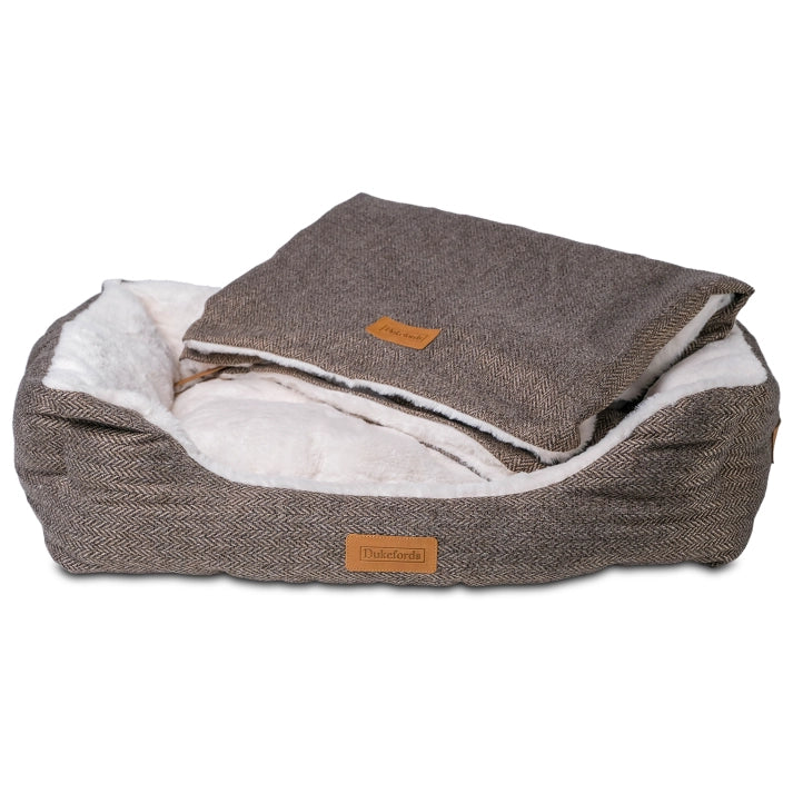 Herringbone Dog Blanket | Heritage - Dukefords