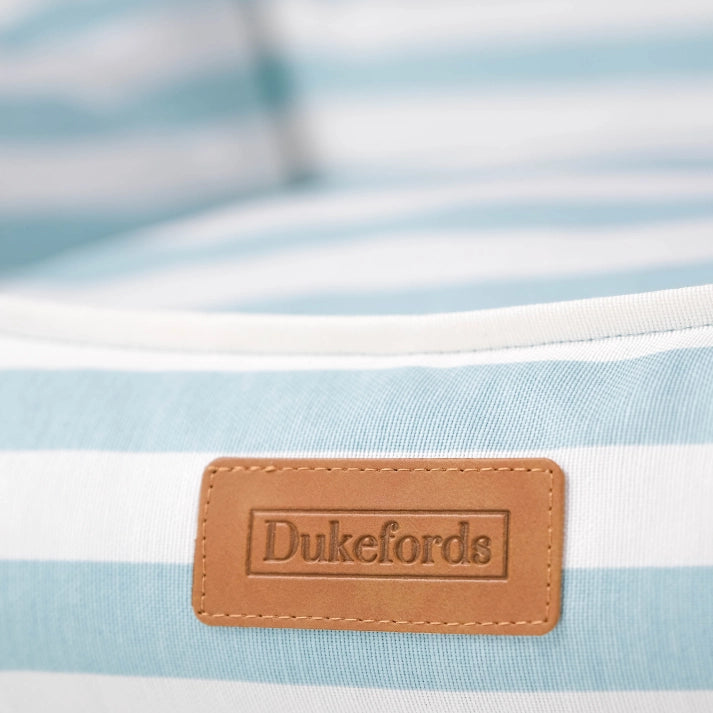 Striped Dog Bed | Blue | Royal Ivory - Dukefords